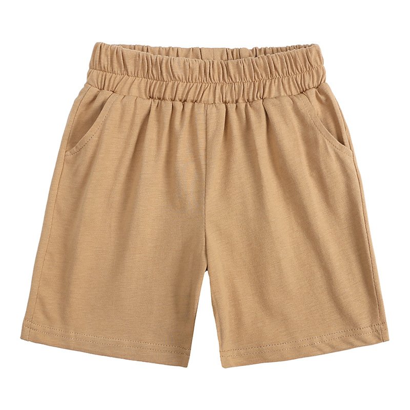 custom Children's lapel short sleeve two piece set polo shirt shorts suit boys casual wear