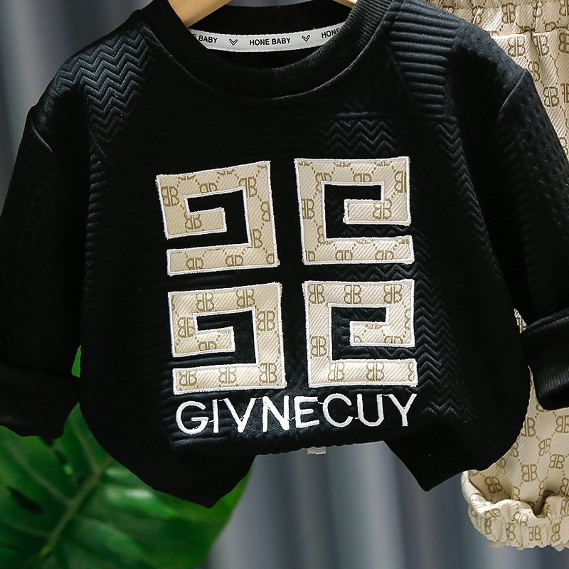 Autumn fashion 2pcs kids boys clothing sets 3-4 years