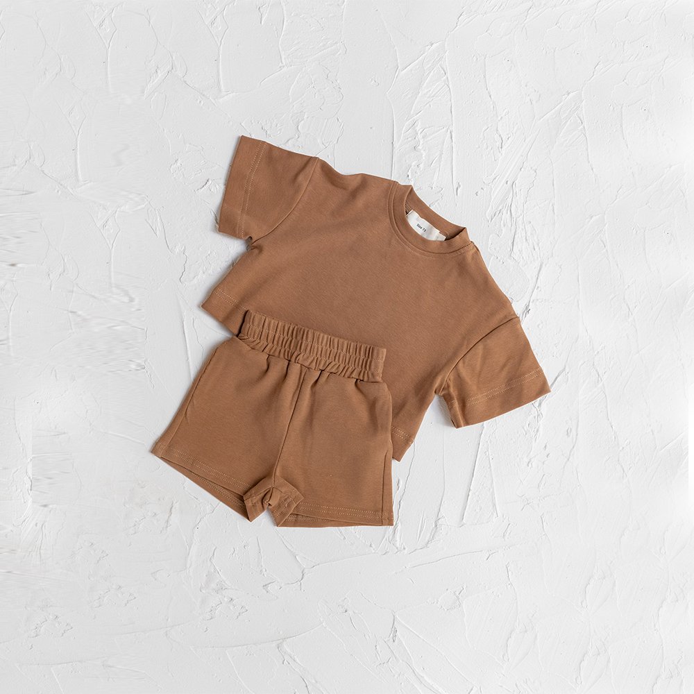 Baby Boy Girl Clothes Set Summer 0-4Y Baby Soft Cotton Short Sleeve Tops + Shorts Newborn Baby Sets Kids Boutique Clothes
