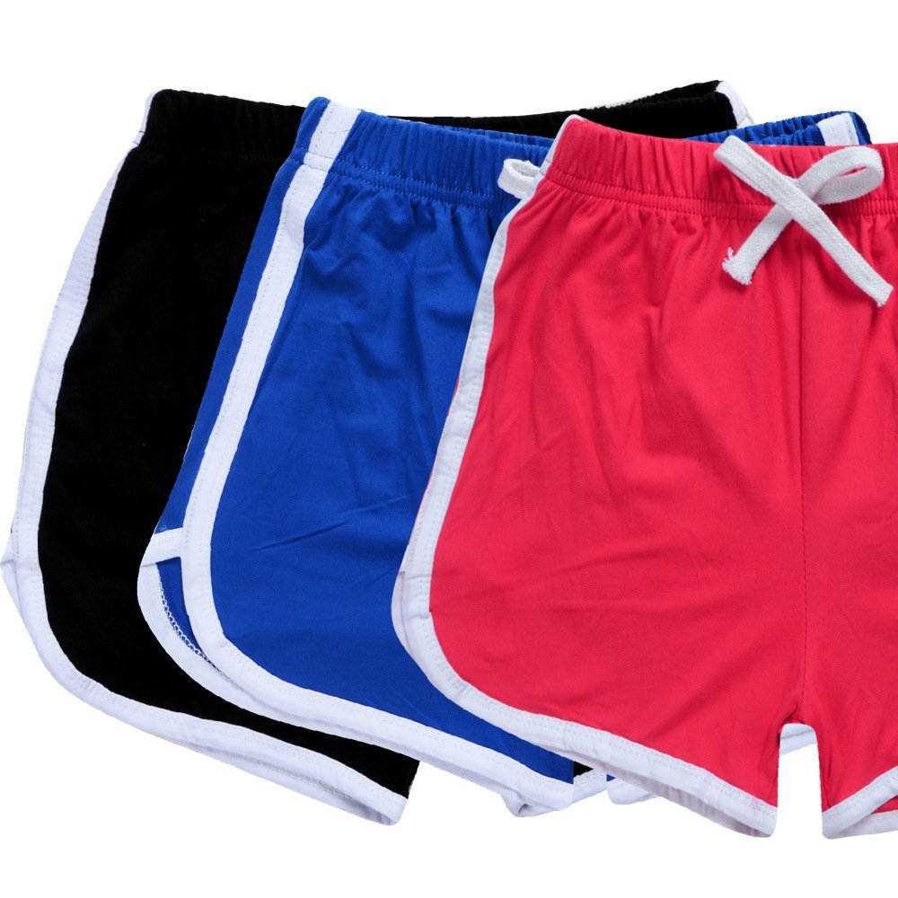 Custom Logo Children Clothing 2PCS Kids Boys Girls Summer Casual Short Sleeve Solid Color T-shirt + Pants Cartoon Clothes Sets