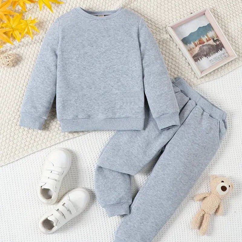 Bamboo cotton boys clothing sets toddler boys clothing sets custom kids tracksuits set wholesale child clothing
