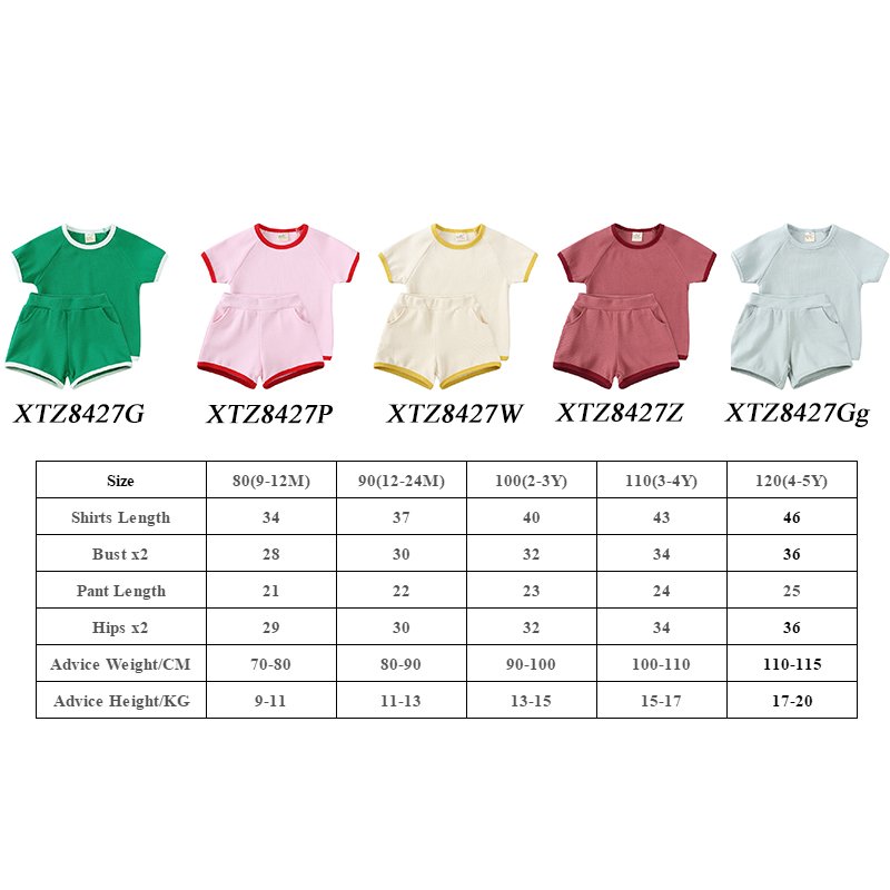 kids summer clothing set toddler baby boys girl clothes set children clothes wholesale
