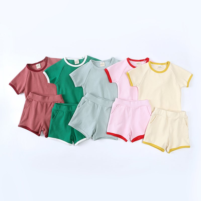 kids summer clothing set toddler baby boys girl clothes set children clothes wholesale