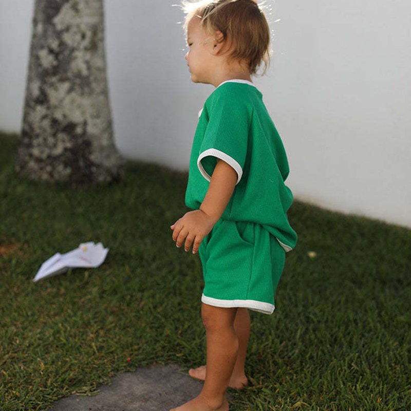 kids summer clothing set toddler baby boys girl clothes set children clothes wholesale