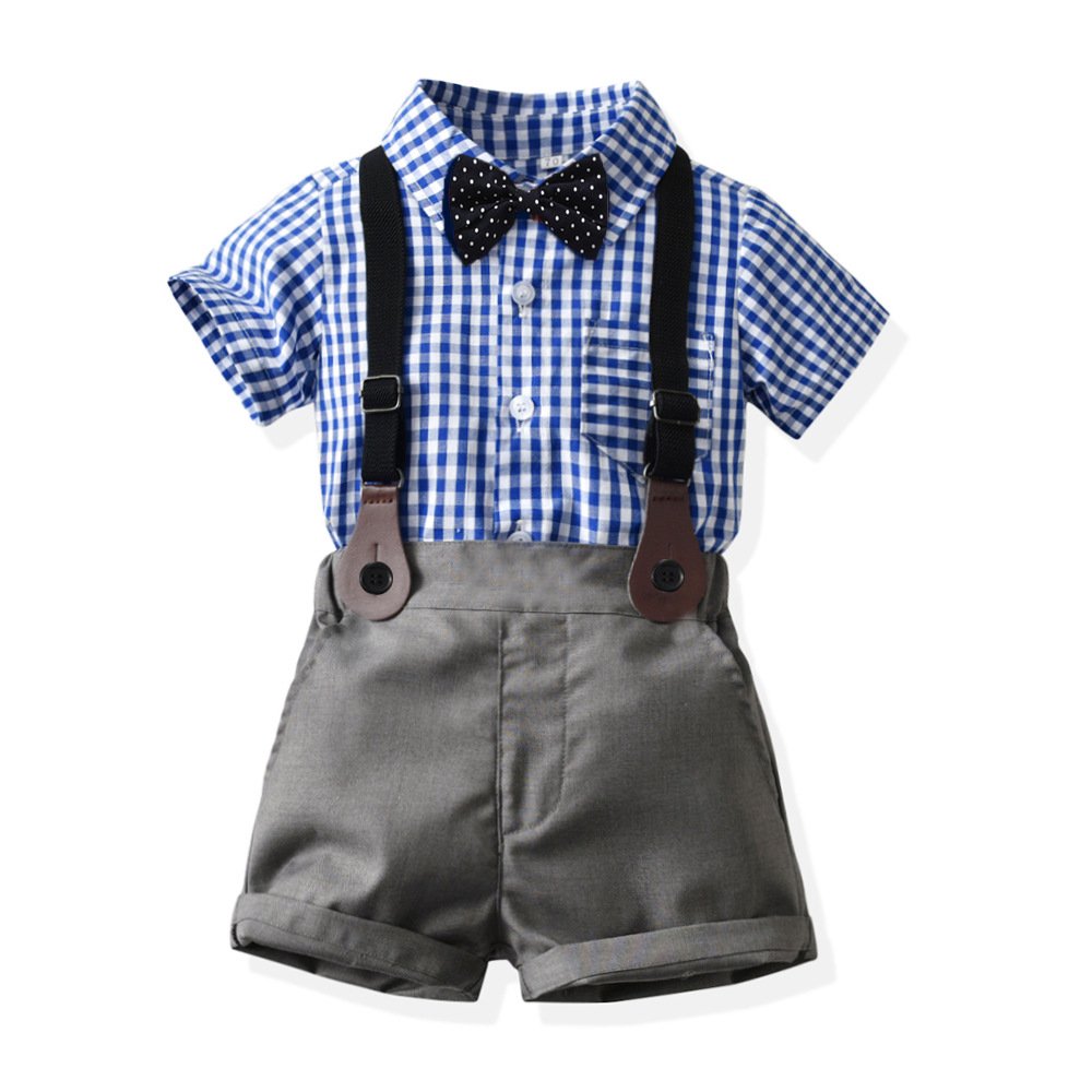 Summer short sleeved children clothes set baby and kids clothes clothing sets