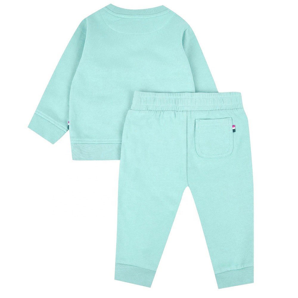 Top Ranking High Quality Wholesale Custom Little Children Sweat Suits Kids 2 Piece kids Sweat suit wholesale kids wears