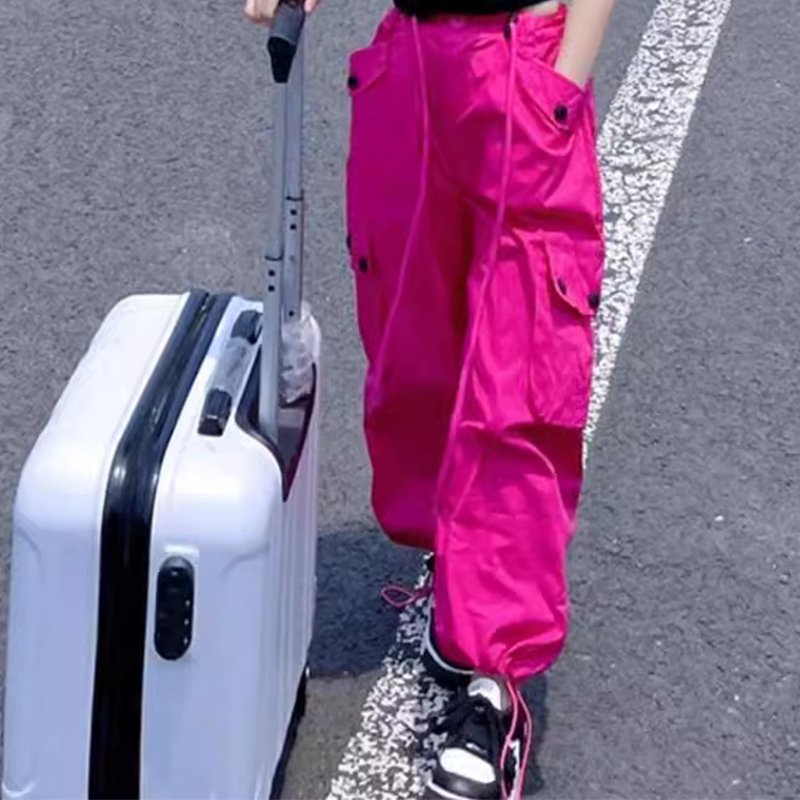 2024 Summer Old Big Teenager Sets Teen Girls Crop Vest and Cargo Pants for Teenage Girls Clothing 2 Piece Kids Clothes Girls