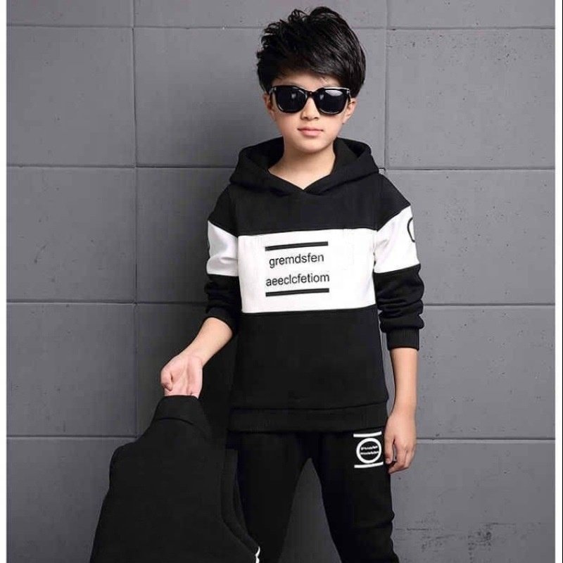Boys Clothes Sport Suit Casual Boys Clothing 3ps Sets 2022 Autumn Letter Two Pieces Children Clothing Set Kids Tracksuit
