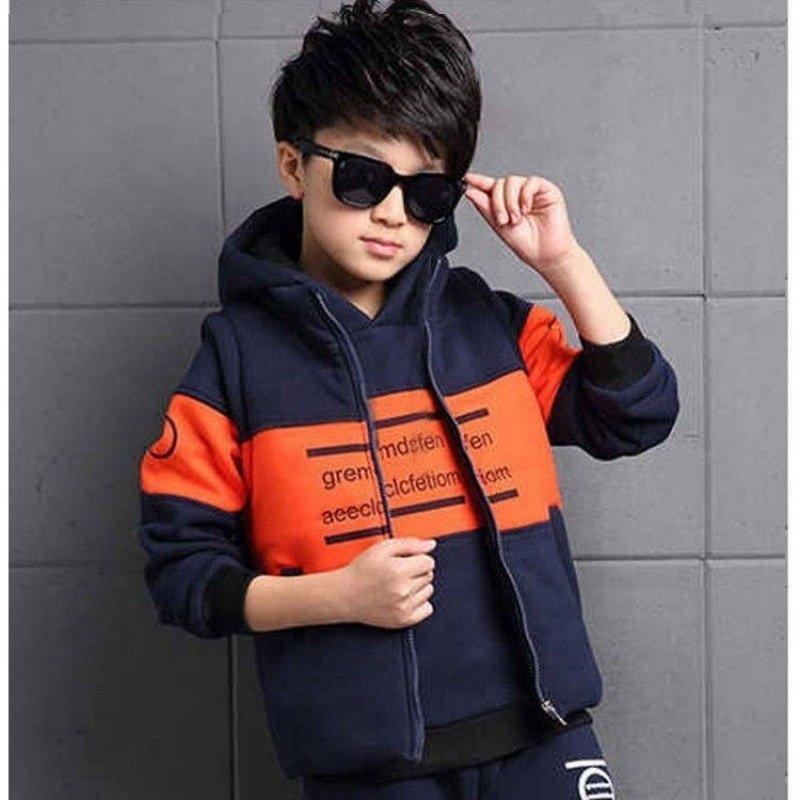 Boys Clothes Sport Suit Casual Boys Clothing 3ps Sets 2022 Autumn Letter Two Pieces Children Clothing Set Kids Tracksuit