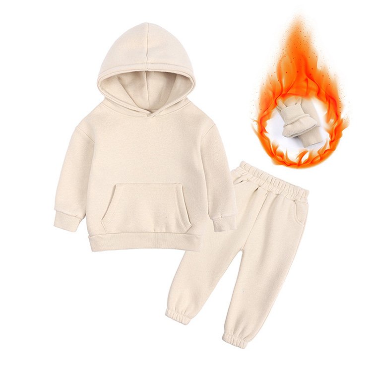 Wholesale High Quality Cotton Baby Custom Children Hoodie Set Sweatsuit Tracksuits Jogger Kids Boys Clothing sets