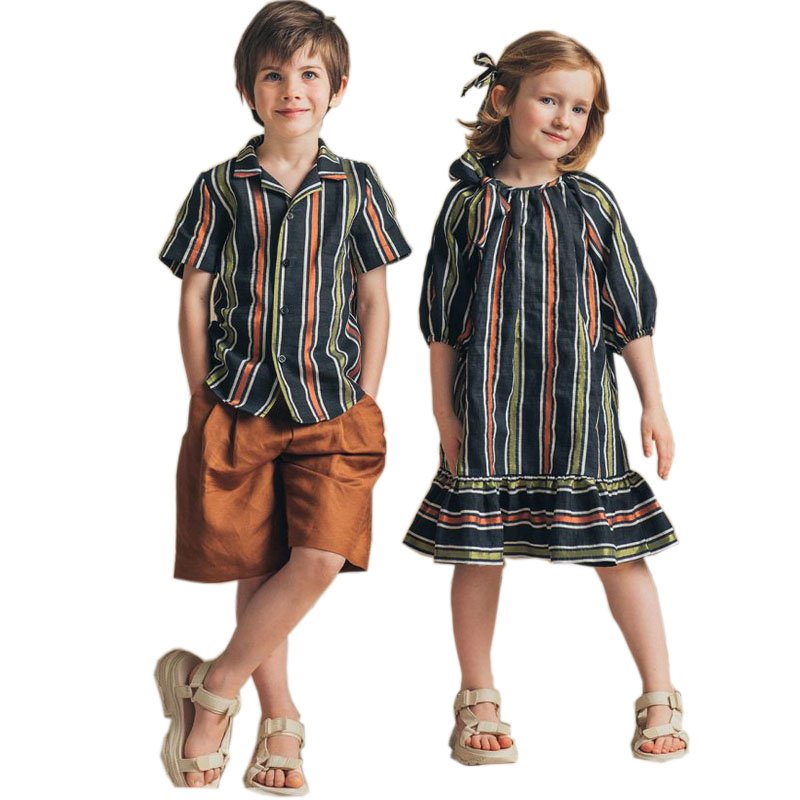 OEM Newest inspiration boys and girls clothes set fashion kids sibling matching outfits children clothing 2025