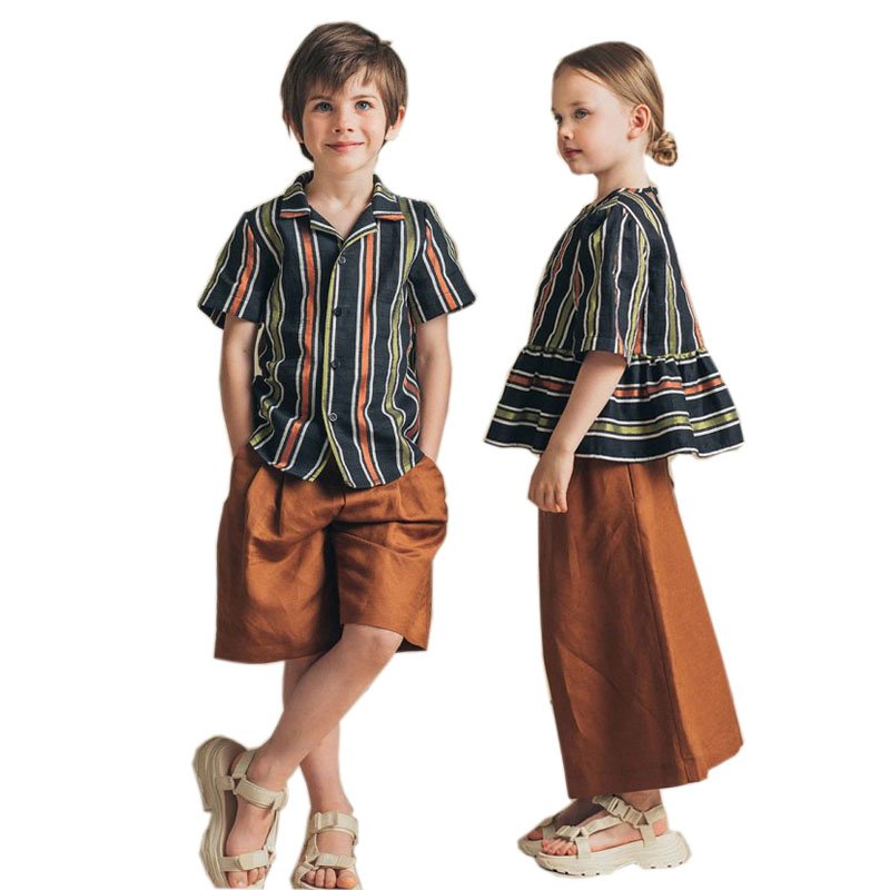 OEM Newest inspiration boys and girls clothes set fashion kids sibling matching outfits children clothing 2025