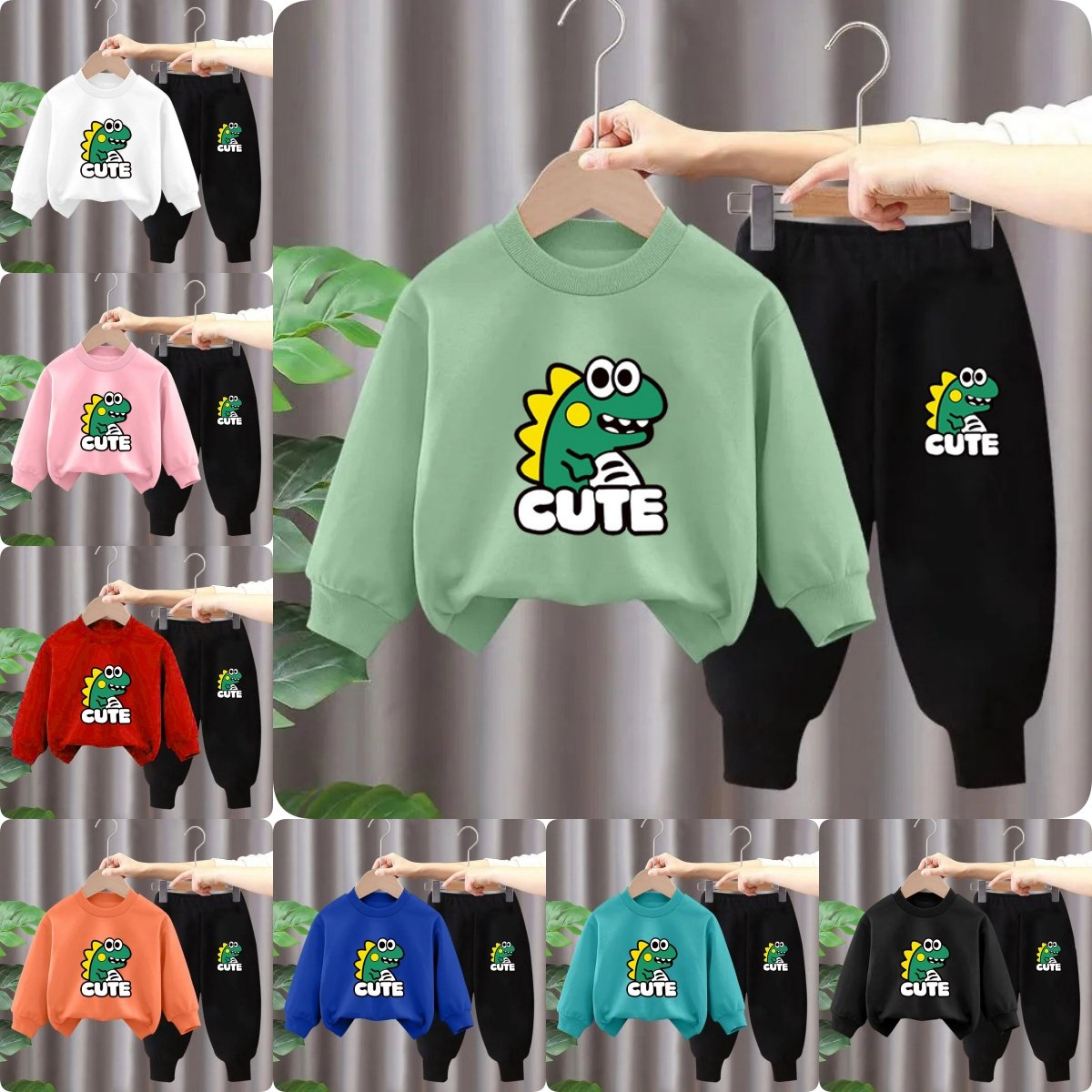 Spring Autumn Female Baby Girls Tracksuit Clothing Set For Boy Patchwork Sport Suit Two Piece Children Outfits