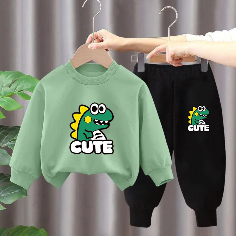 Spring Autumn Female Baby Girls Tracksuit Clothing Set For Boy Patchwork Sport Suit Two Piece Children Outfits