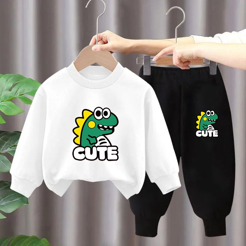 Spring Autumn Female Baby Girls Tracksuit Clothing Set For Boy Patchwork Sport Suit Two Piece Children Outfits