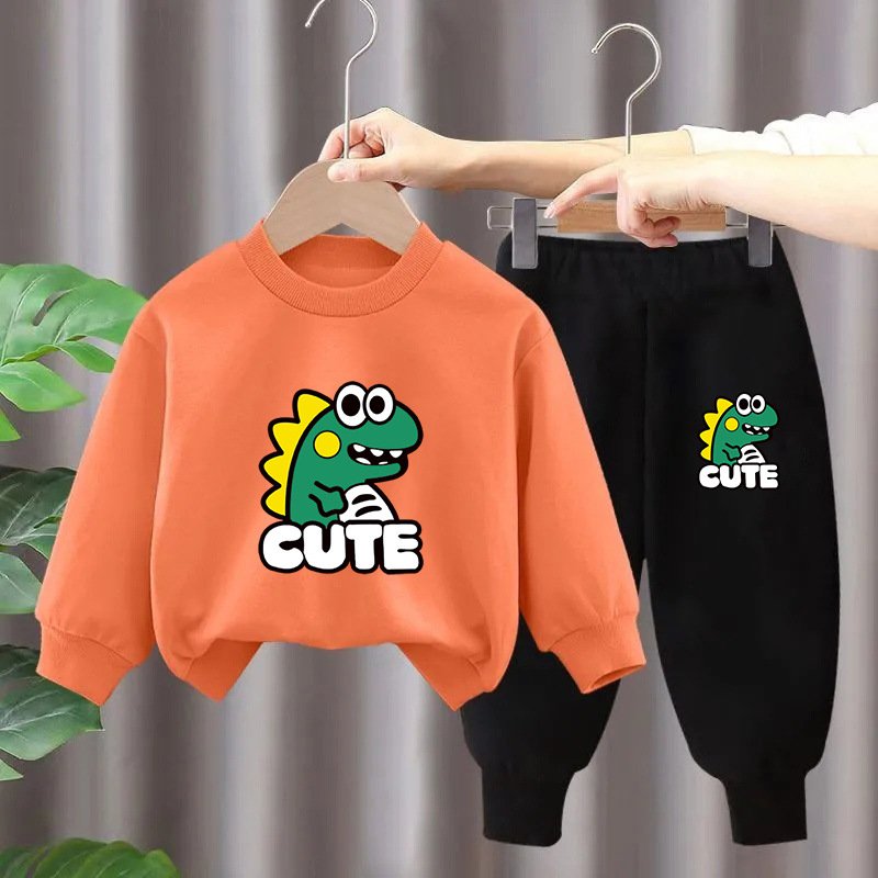 Spring Autumn Female Baby Girls Tracksuit Clothing Set For Boy Patchwork Sport Suit Two Piece Children Outfits