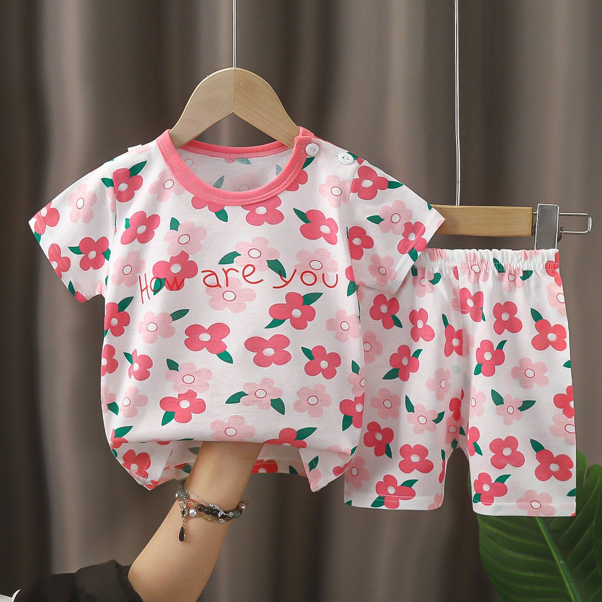 Summer Toddler Baby Boy Clothing Casual kids wear Cartoon Tshirts Sets cotton Children Girl Cozy Clothes set