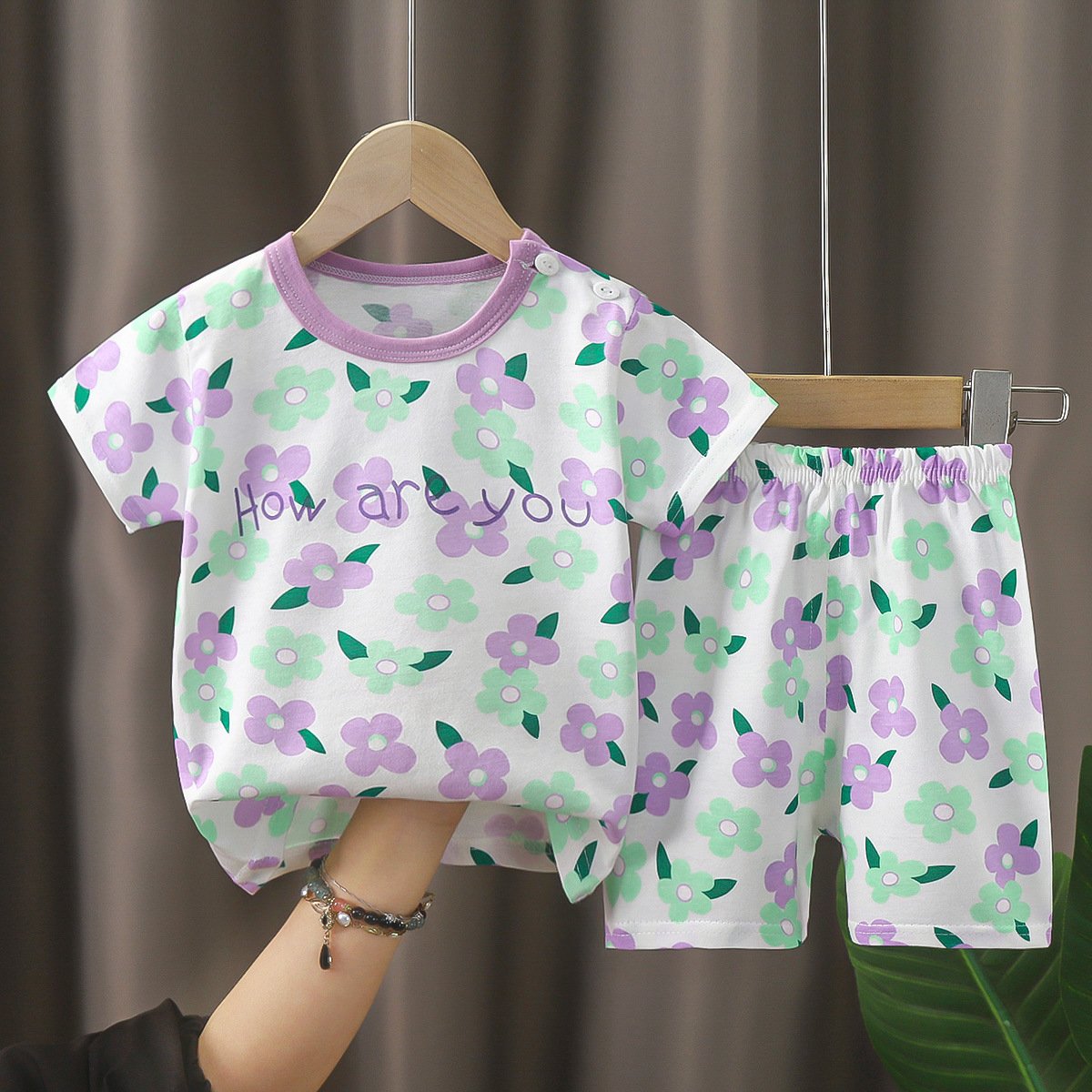 Summer Toddler Baby Boy Clothing Casual kids wear Cartoon Tshirts Sets cotton Children Girl Cozy Clothes set