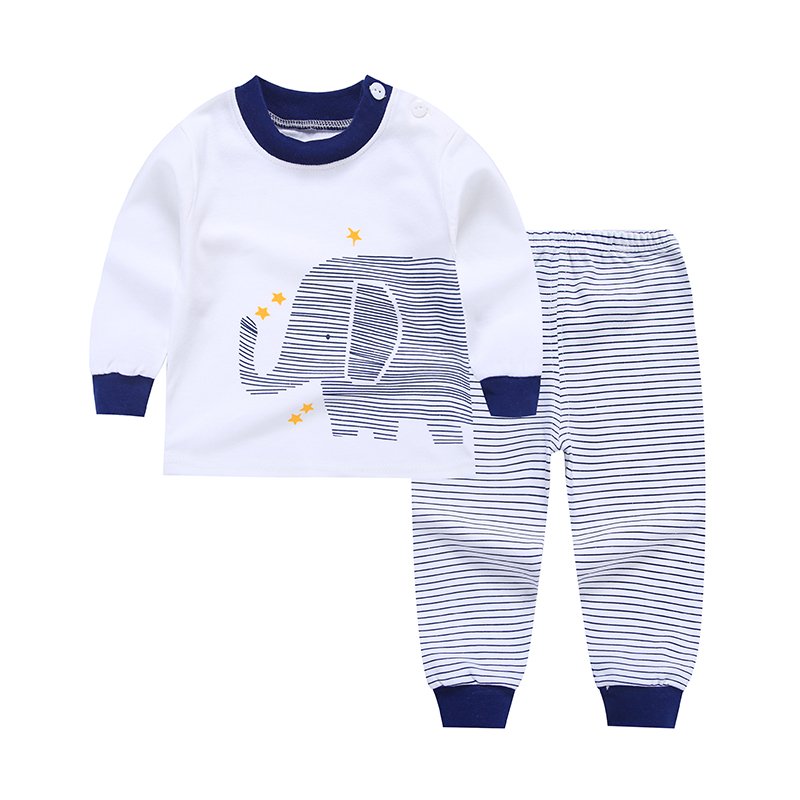 Cheap Price Casual Spring & Autumn Children's 100% Cotton Long Sleeve Suit Toddler Baby Clothes Sets Boys Pajamas for Kids