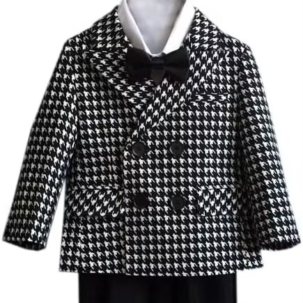Baby Boys Suit Set Elegant Clothing Winter Sets For Wedding Occasions 2-8 Y Blazer Trouser Sets
