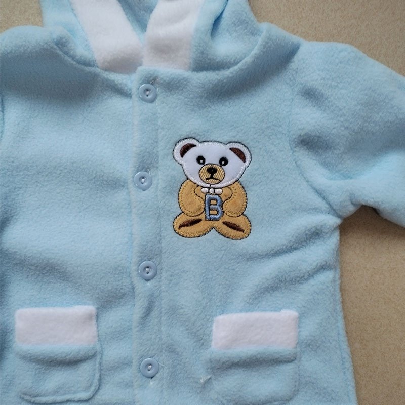 Toddler Baby Boy Girl Polar Fleece 8 Piece Clothes Long Sleeve Plush Pullover Sweatshirt Trousers Set Cute Newborn Baby Clothes