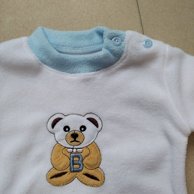 Toddler Baby Boy Girl Polar Fleece 8 Piece Clothes Long Sleeve Plush Pullover Sweatshirt Trousers Set Cute Newborn Baby Clothes