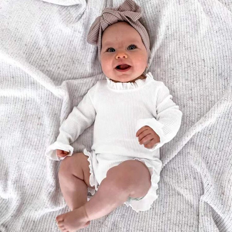 Wholesale Factory Price Baby Clothes Sets Customize Short Sleeve&Pants Pretty New Born Sleeping Wear Girl Baby Clothes Sets