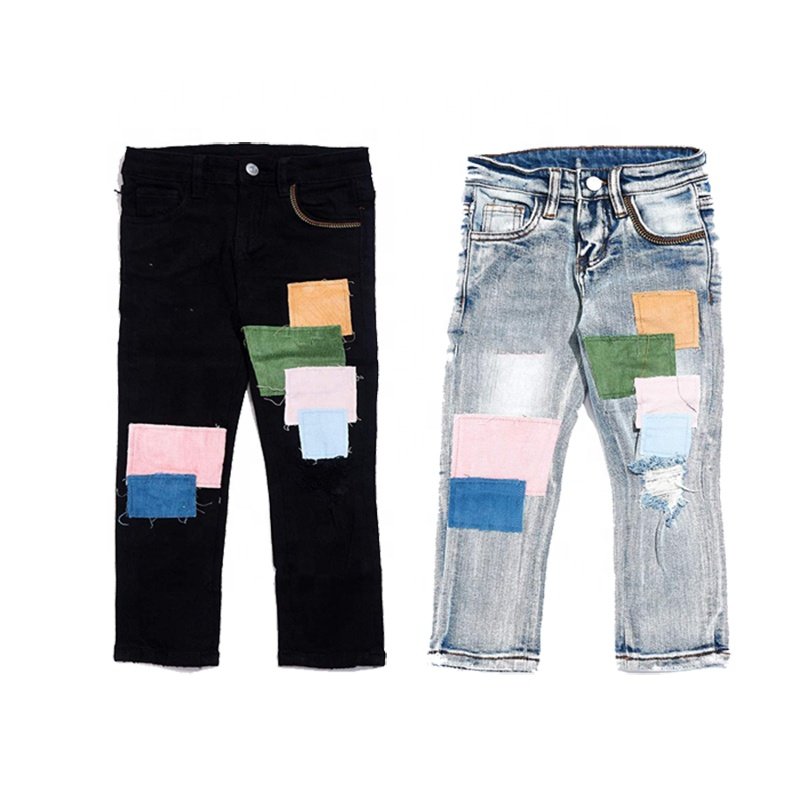 ZhuoYang Garment 2021 Fashion Autumn Kids Denim Clothing Suits Child Outfits Baby Boys Clothes Sets