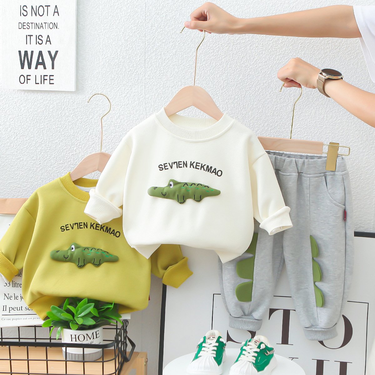 Children clothing set boys and girls Casual Pants Suit Comfortable Clothing Set Kids set for autumn and Spring babies clothes