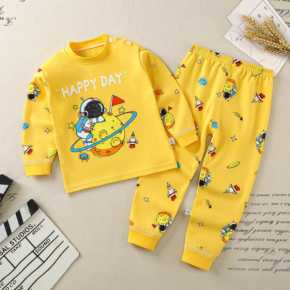 Pyjamas Kids Apparel Kids Sleepwear Girls Clothing Sets Pajamas Wholesale Quantity Custom Winter Cotton OEM Customized Item