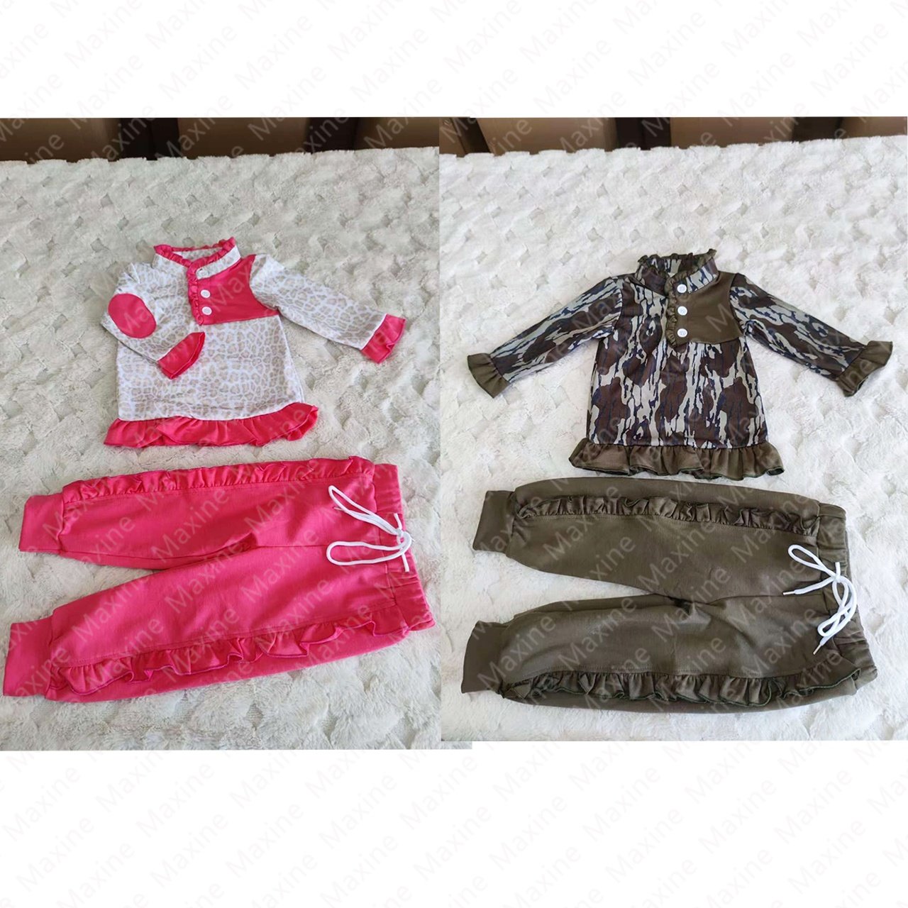 Latest Style Hunting Boy Jogger Set Custom Camo Boy Clothing Sets Long Sleeve Kids Clothing Boy