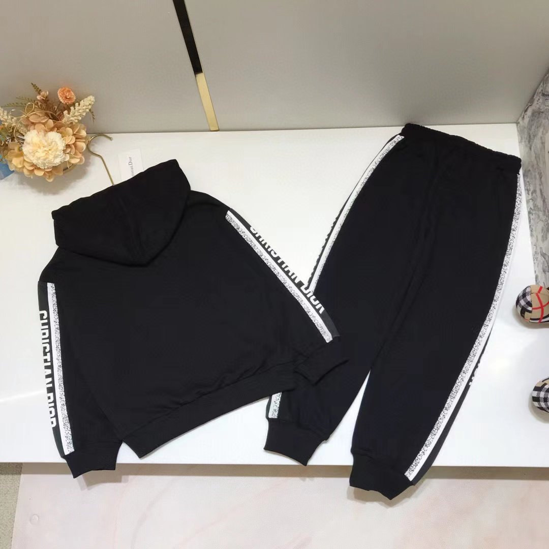 Fashion cotton brand boy zipper jacket + trousers 2 sets of children's clothing wholesale