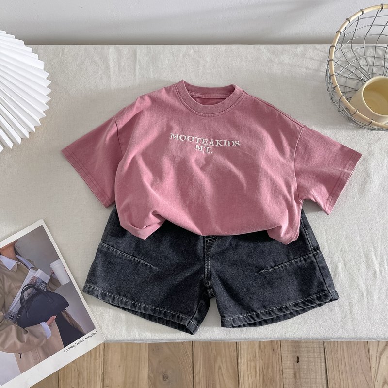 Custom Summer Baby Clothes Short Sleeves Turn-Down Collar Cotton Top Shorts Toddler Boys Clothing Sets