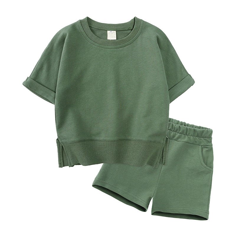 kids sets two piece summer baby clothes 2024 custom kids clothing manufacturers boys clothing sets 5-6 years