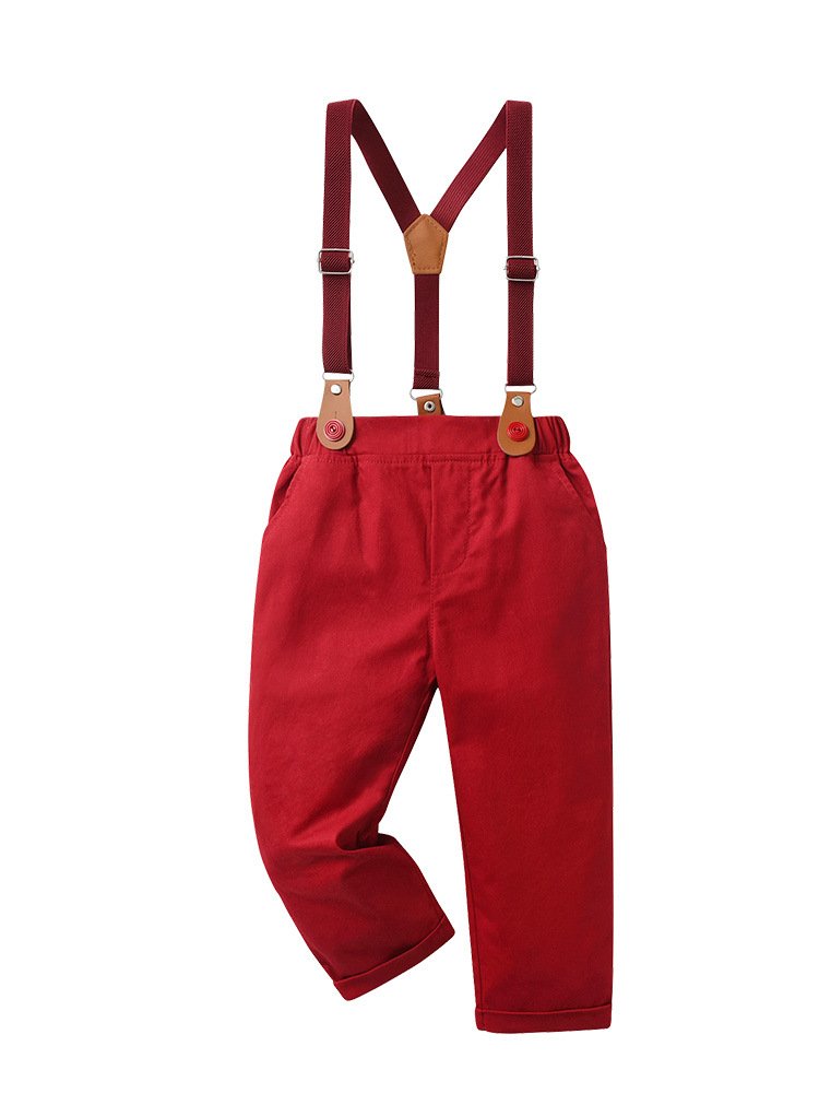 Christmas 2024 Baby Boy Clothes Two-Piece Children's Suit Baby Christmas Santa Printed Show Boy Clothing Sets Gifts