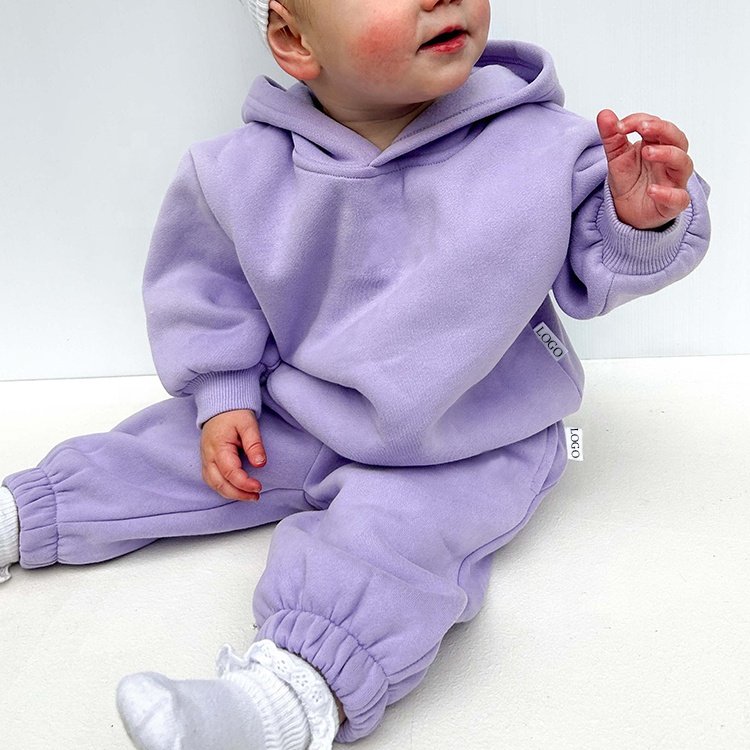Wholesale Children Clothing For Boys and Girls Custom Kids Hoodie and Sweatpants Tracksuit Sets