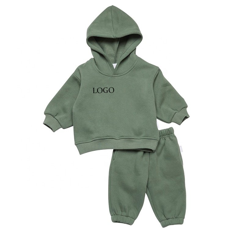 Wholesale Children Clothing For Boys and Girls Custom Kids Hoodie and Sweatpants Tracksuit Sets