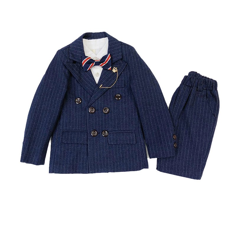 Fashion Boys Blazer suit for kids wedding flower boys clothes solid kids blazer jacket pant 2 sets kids jacket suit for baby boy