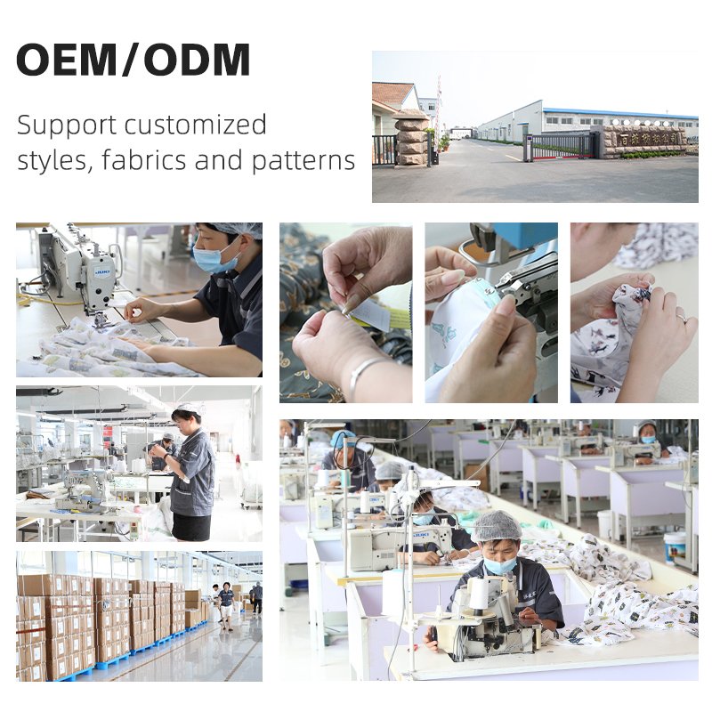 OEM custom design cute Factory Baby Romper Printed bamboo Baby Clothes Set Long Sleeve Newborn Baby Clothes