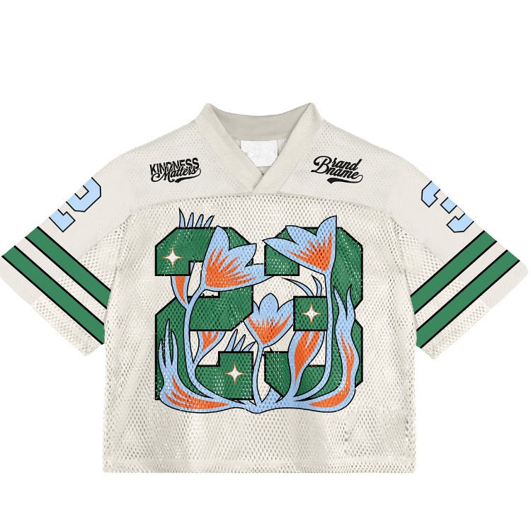 Tonton Sports Whosale Custom Oversize Football Jersey Street Fashion T-shirt Men Mesh Boy Soccer Jersey Set