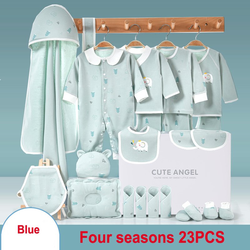 Baby Clothing Set 100% Cotton Newborn Baby Clothes Gift Set 19/21/23PCS Infant Romper Suit Good Quality Fabric