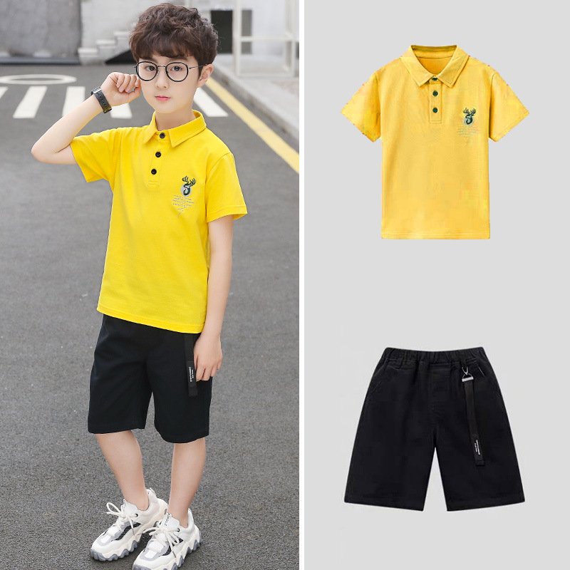 Boy Clothing Set,Wholesale Children Outfit Clothes 100% Cotton Summer Kids Boys Clothing