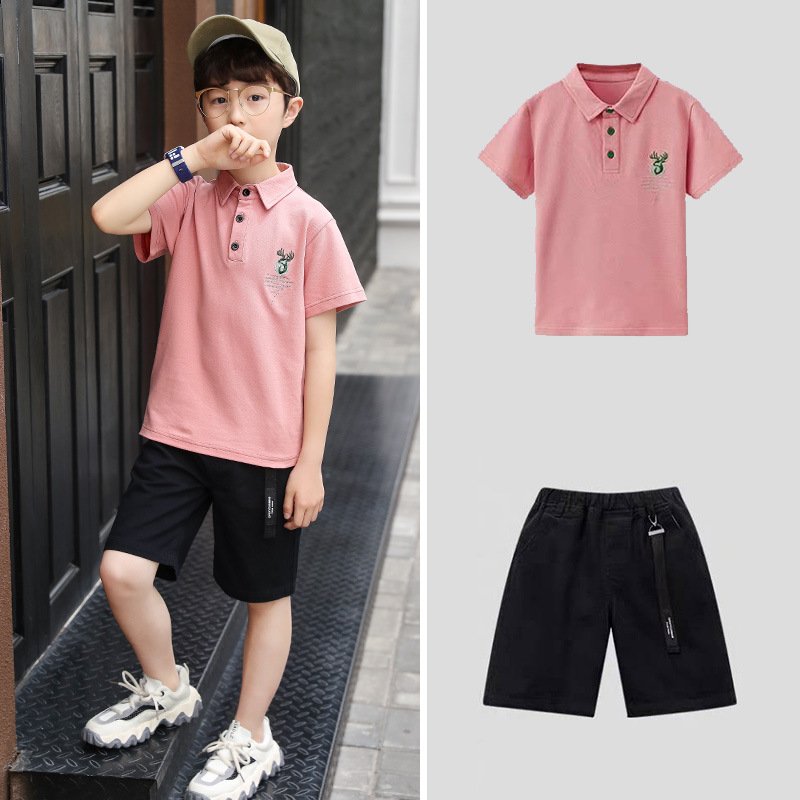 Boy Clothing Set,Wholesale Children Outfit Clothes 100% Cotton Summer Kids Boys Clothing