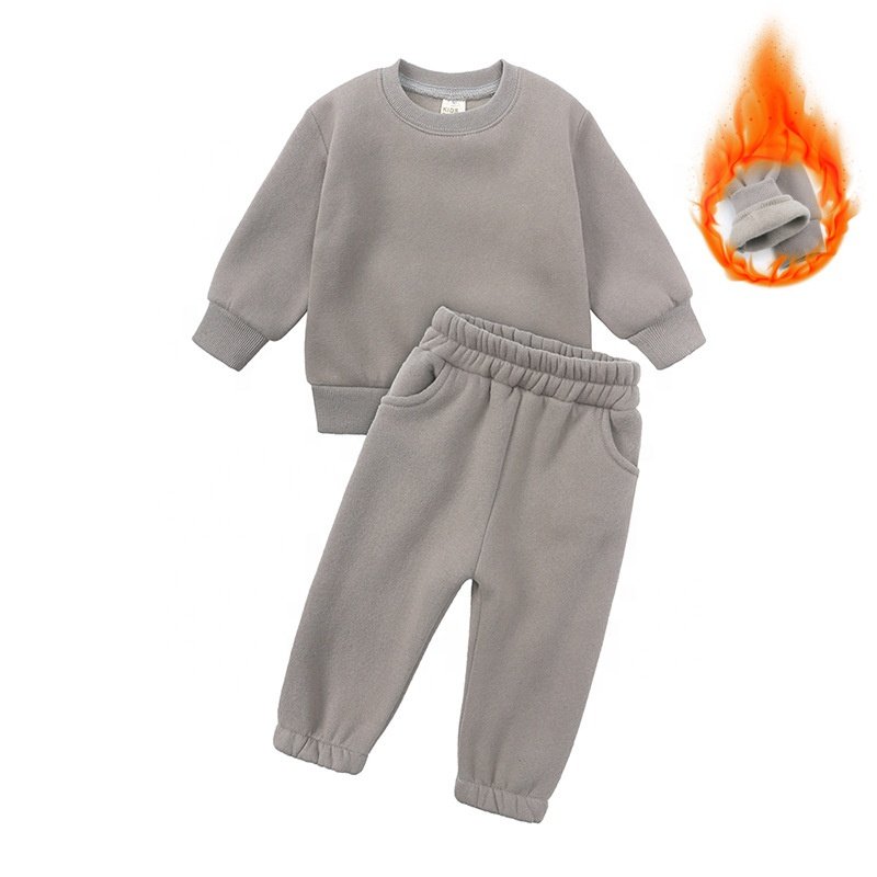 OEM Custom Kids Hoodies Sweatshirts Children Clothing Sweat Suit Jogging Sportswear Kids Sweatsuits Kids Boy Clothing Sets
