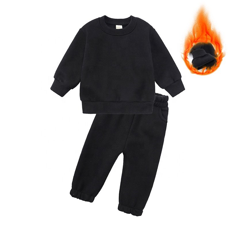OEM Custom Kids Hoodies Sweatshirts Children Clothing Sweat Suit Jogging Sportswear Kids Sweatsuits Kids Boy Clothing Sets