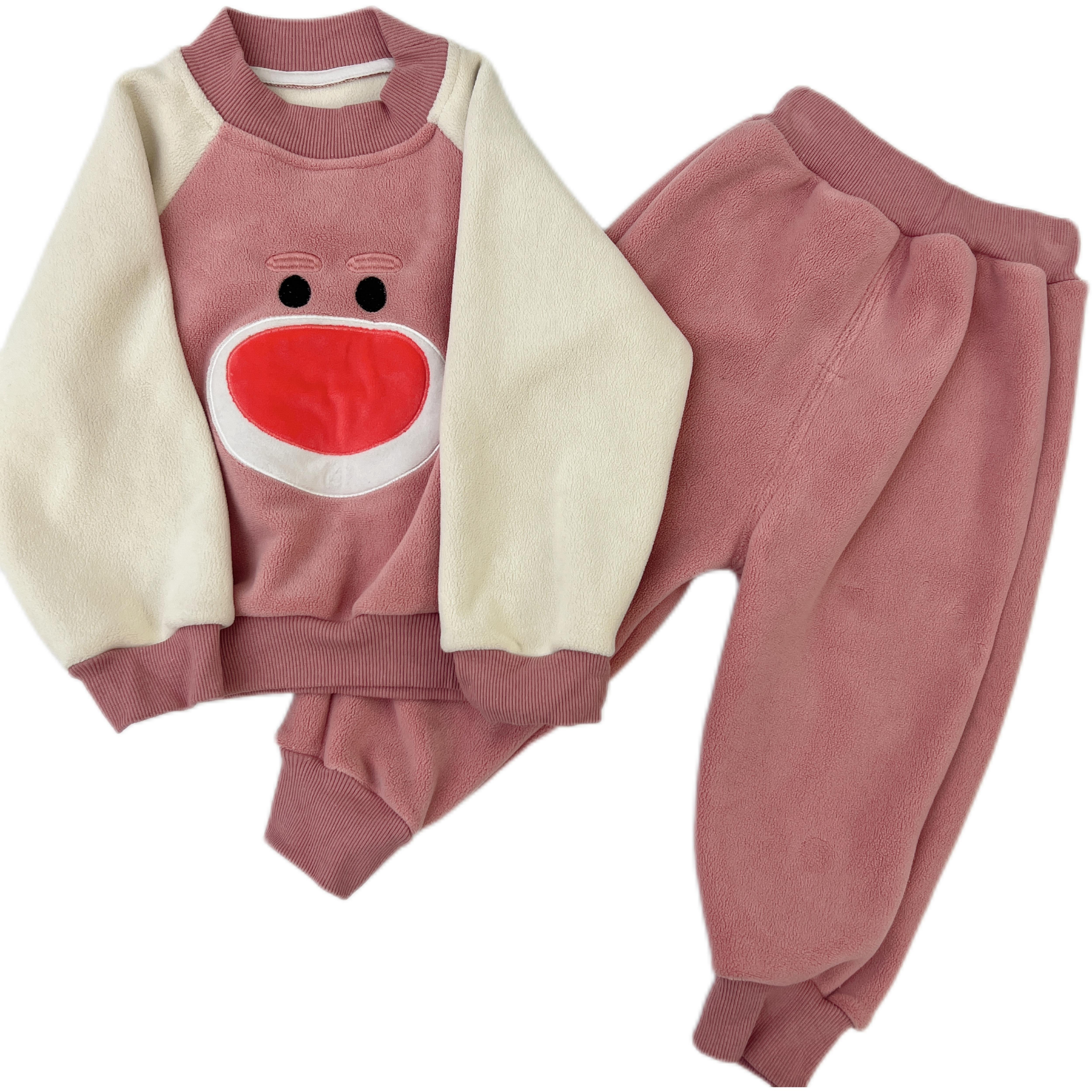 Children's clothing Autumn&winter suits Fashion cute sweet boys and girls two-piece set Warm and Stylish Winter Outfit for Kids