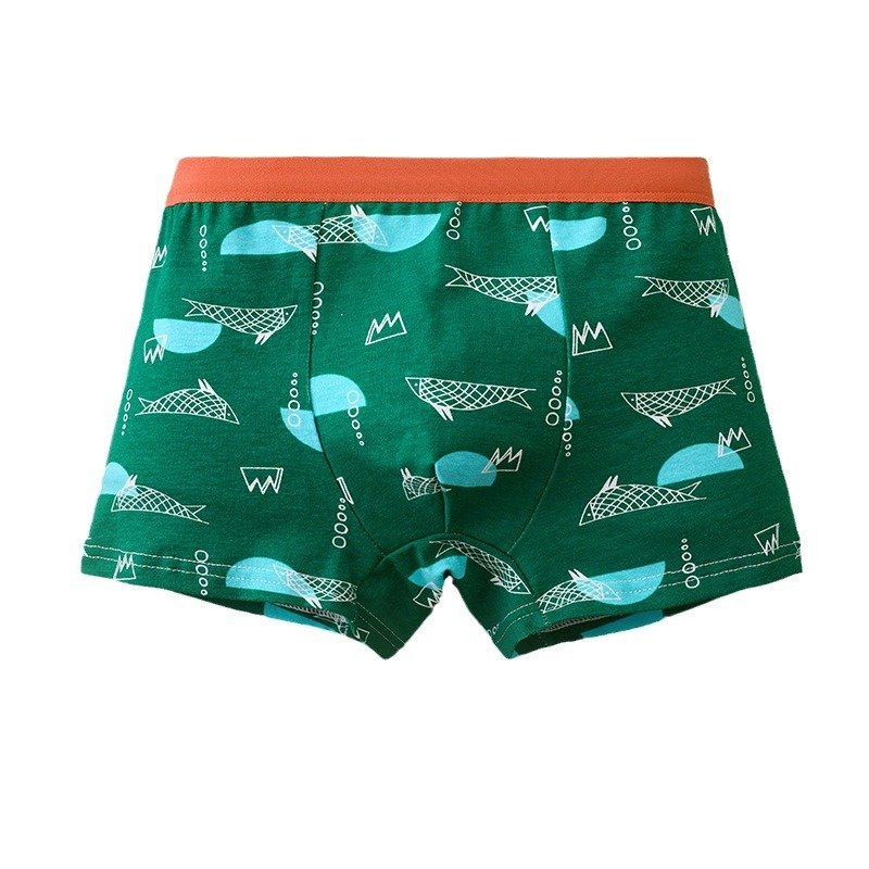 Baby Underwear Clothing Set 4 Pieces Girl's Panties Boy's Boxers Cotton Spandex Kids Underwears Set