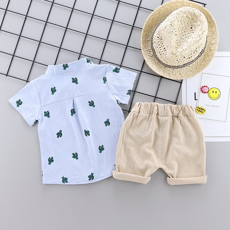 Kids Summer Clothing Set Shorts 2 Piece Toddler Infant Boy Summer Clothes Baby Boy Summer Clothes