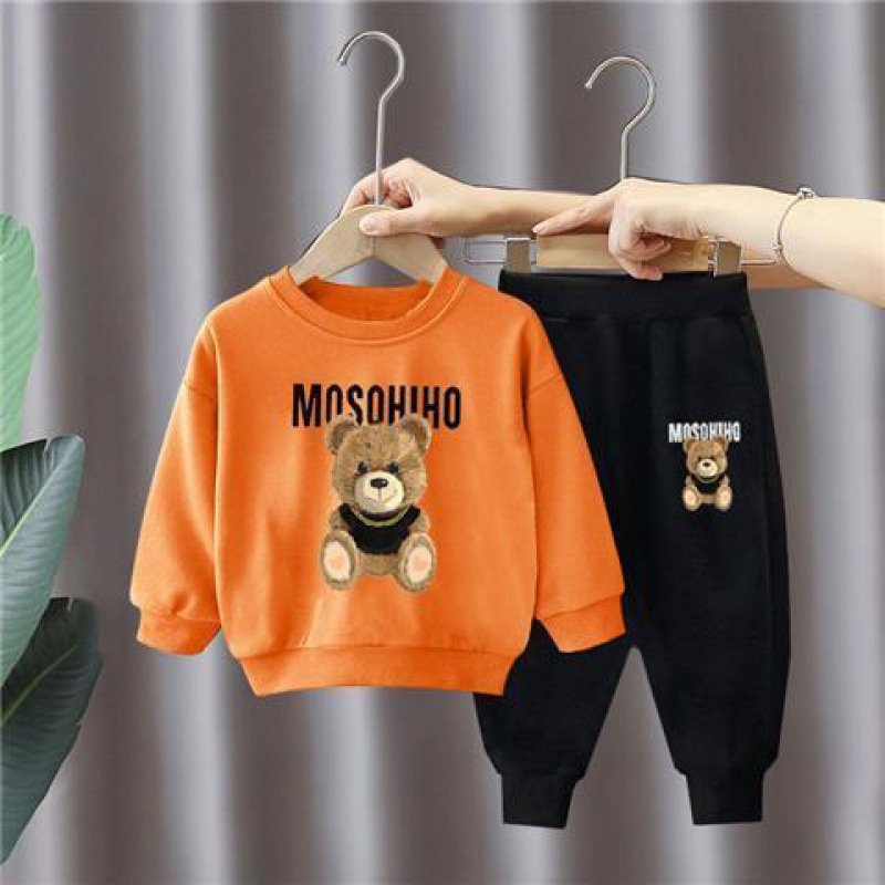 Boy Clothing 2 Sets Autumn Winter Boys Clothes Long Sleeved Tops And Pants Toddler Sets
