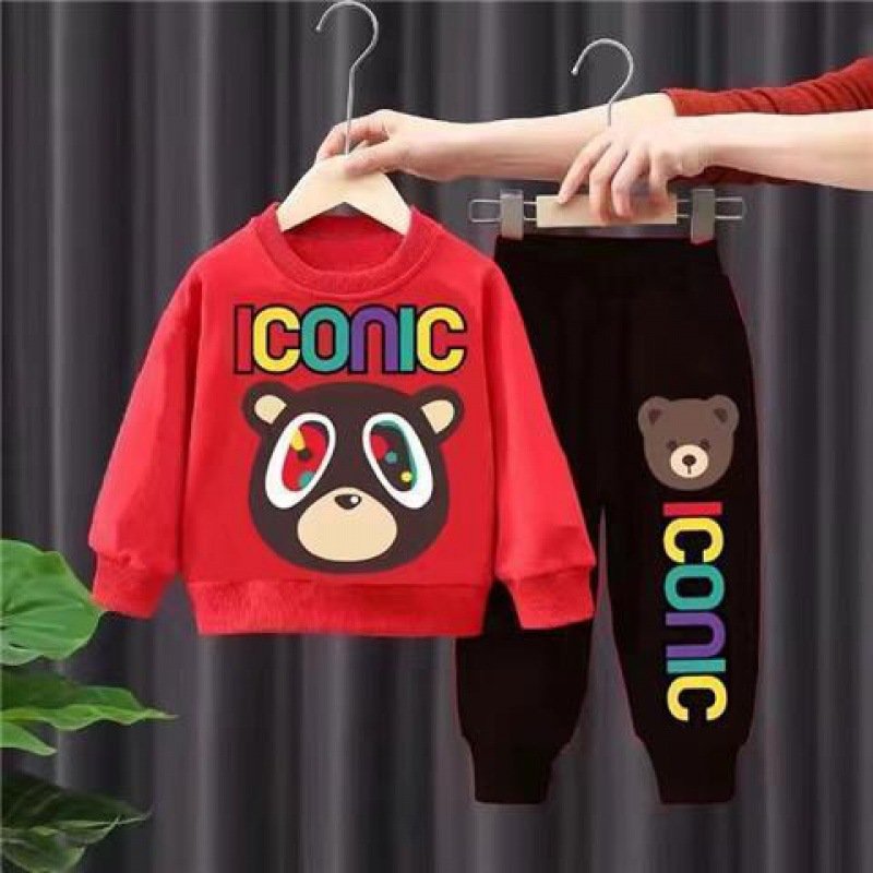 Boy Clothing 2 Sets Autumn Winter Boys Clothes Long Sleeved Tops And Pants Toddler Sets